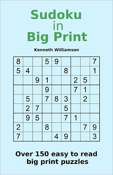 Sudoku in Big Print
