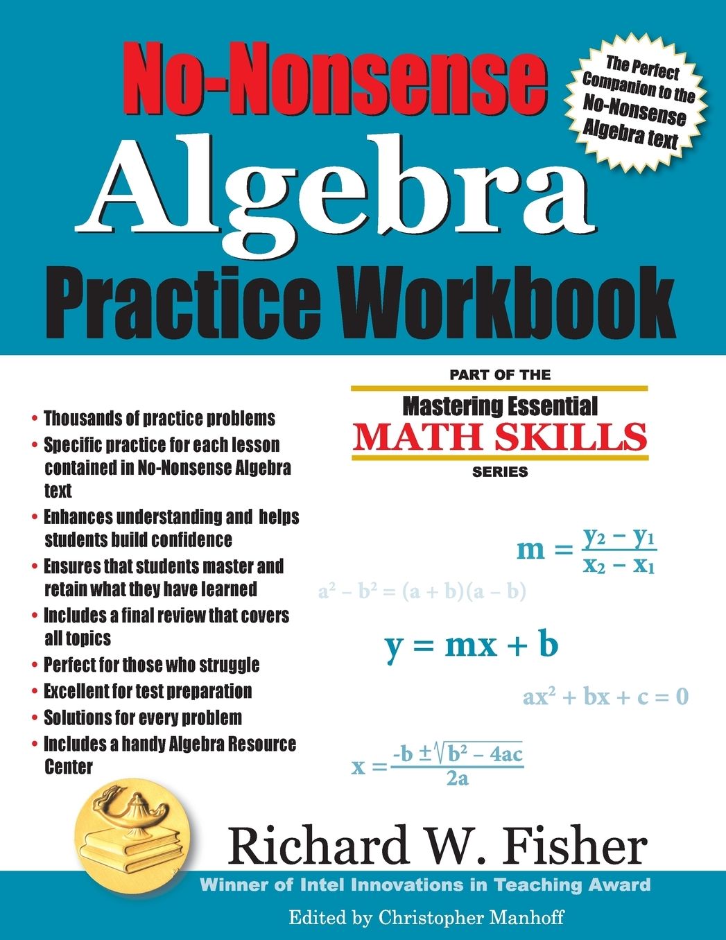 No-Nonsense Algebra Practice Workbook: Part of the Mastering Essential Math Skills Series
