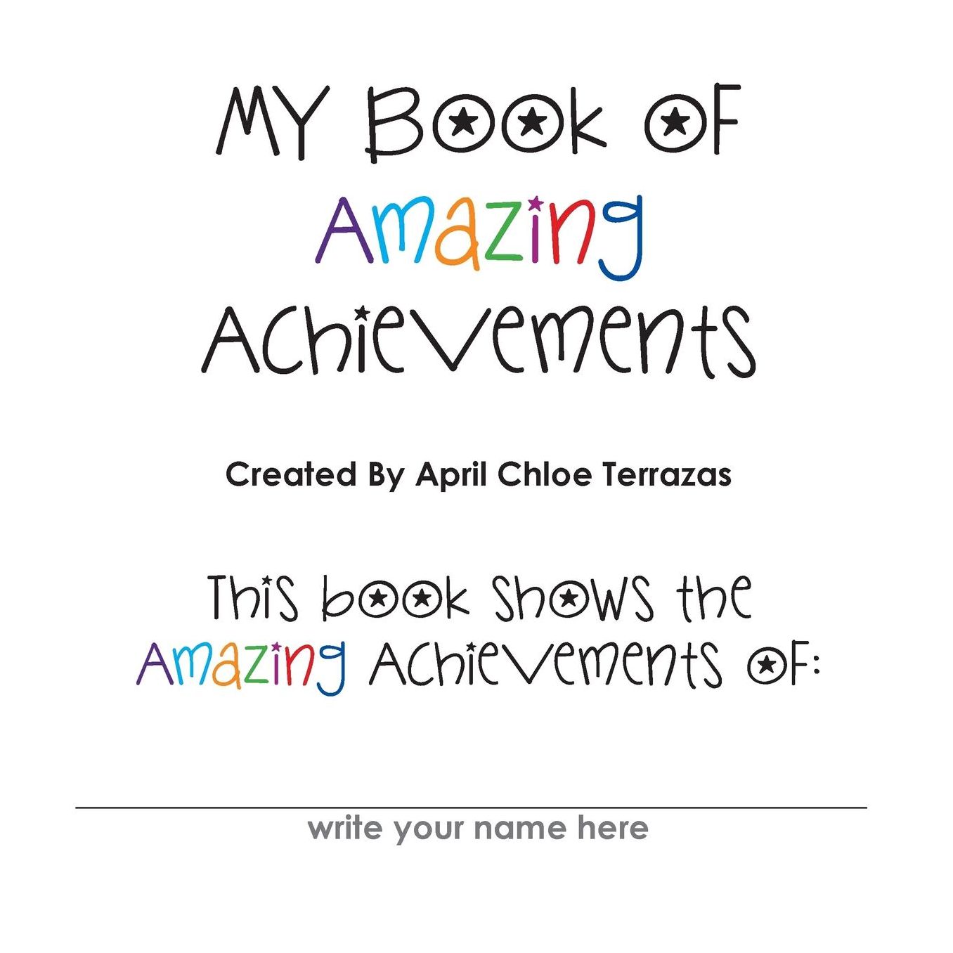 My Book of Amazing Achievements