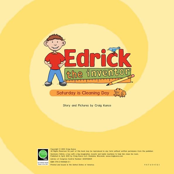 Edrick the Inventor: Saturday is Cleaning Day
