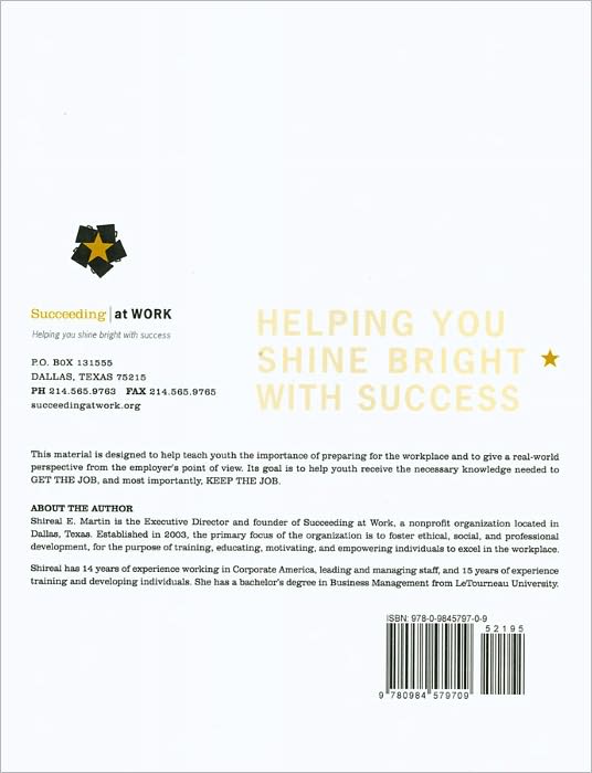 Teens at Work Student Training Manual