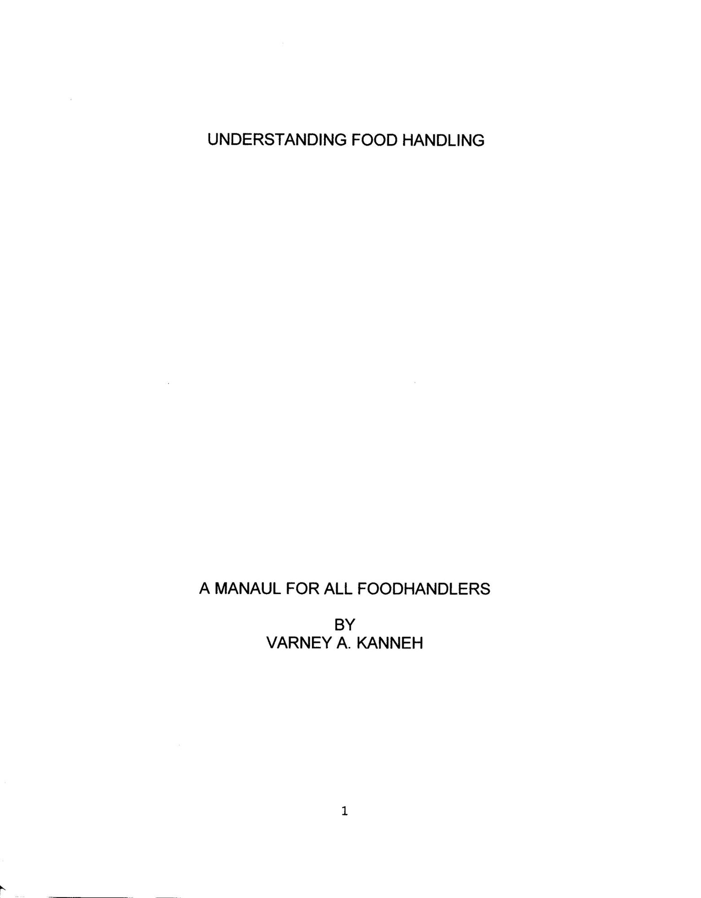Understanding Food Handling
