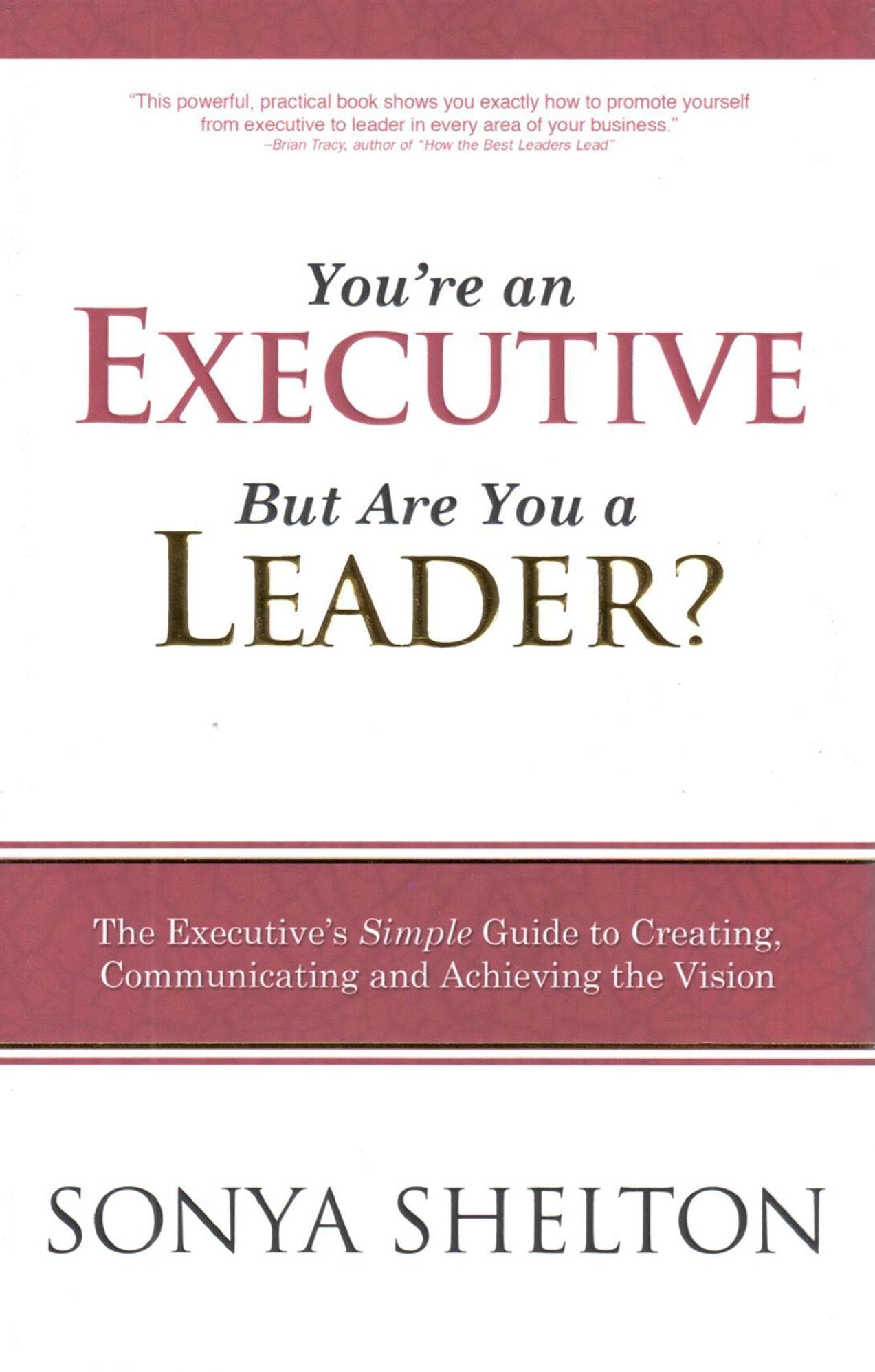 You're an Executive But Are You a Leader?: The Executive's Simple Guide to Creating, Communicating and Achieving the Vision