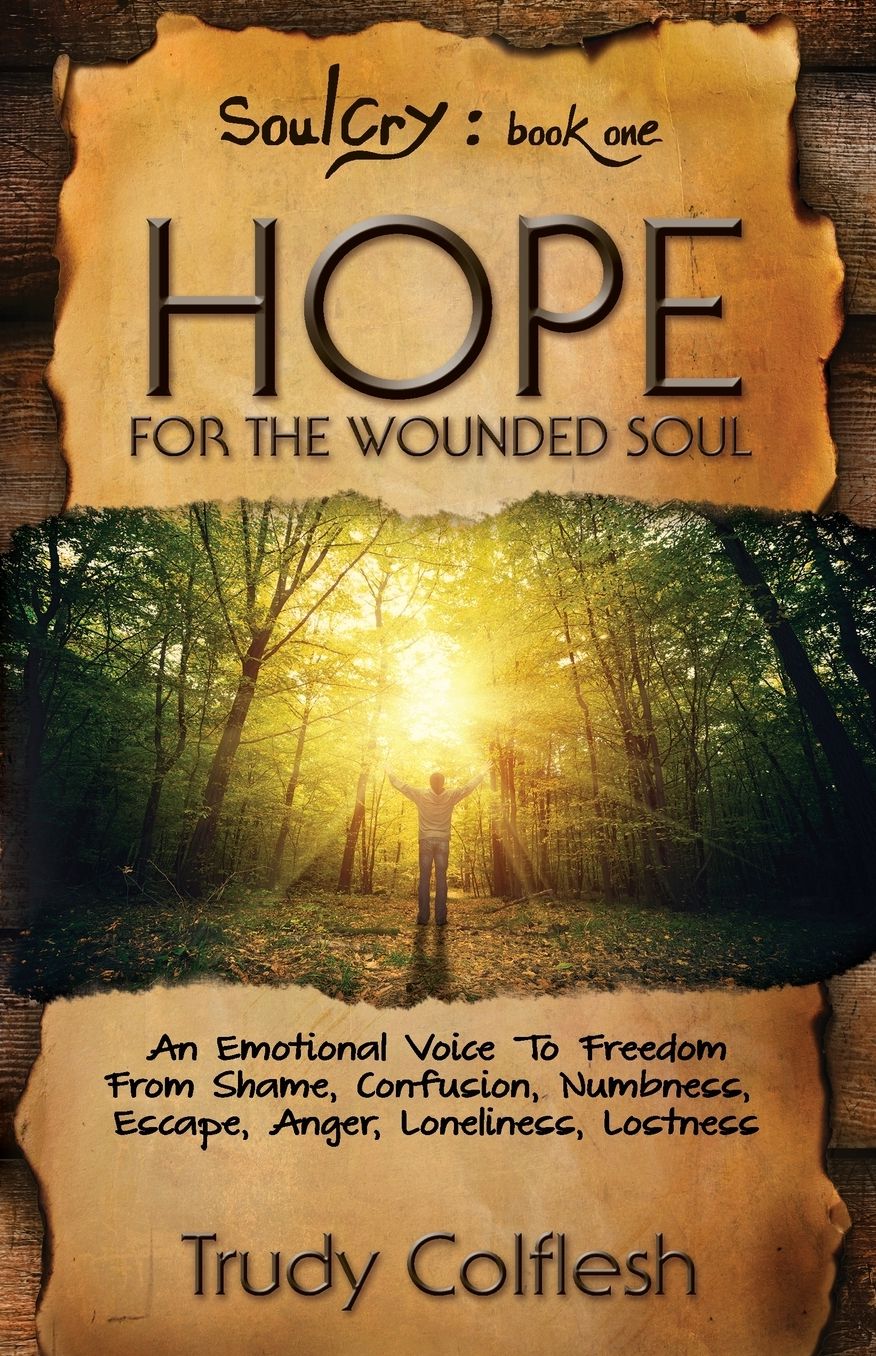 Hope for the Wounded Soul, Soulcry Book 1: An emotional voice to freedom from shame, confusion, numbness, escape, anger, loneliness, lostness