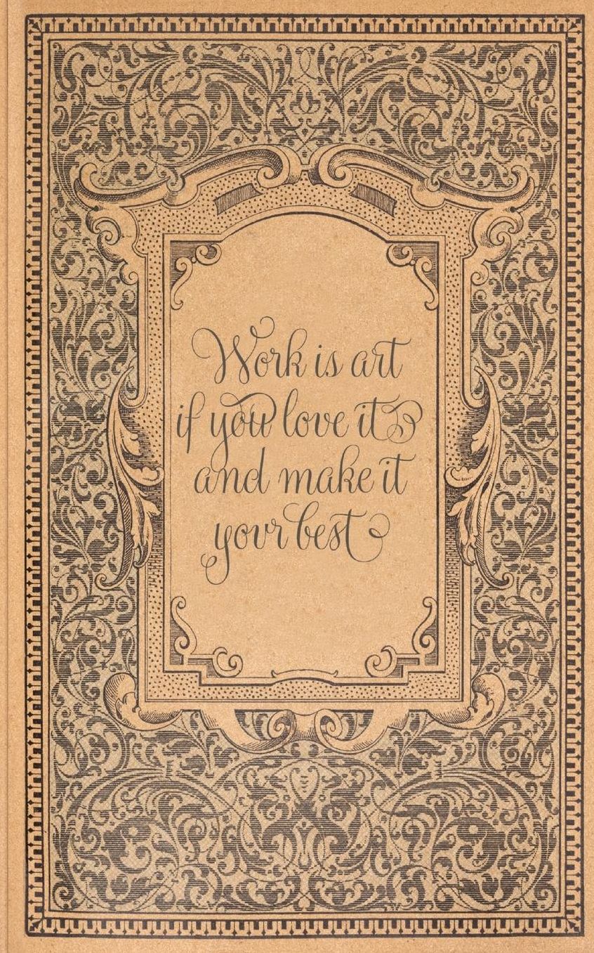 Work is Art: A Paisley Notebook