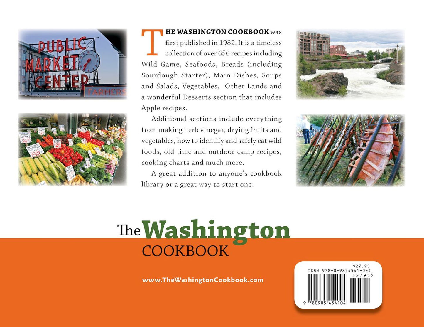 The Washington Cookbook: A Wonderful Collection of Heirloom Recipes and Cooking Methods