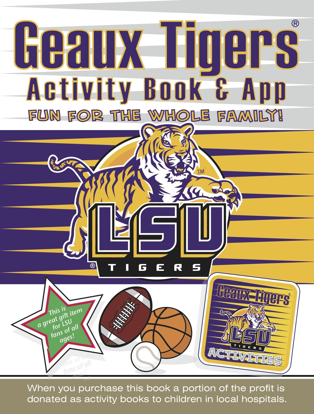 Geaux Tigers Activity Book and App
