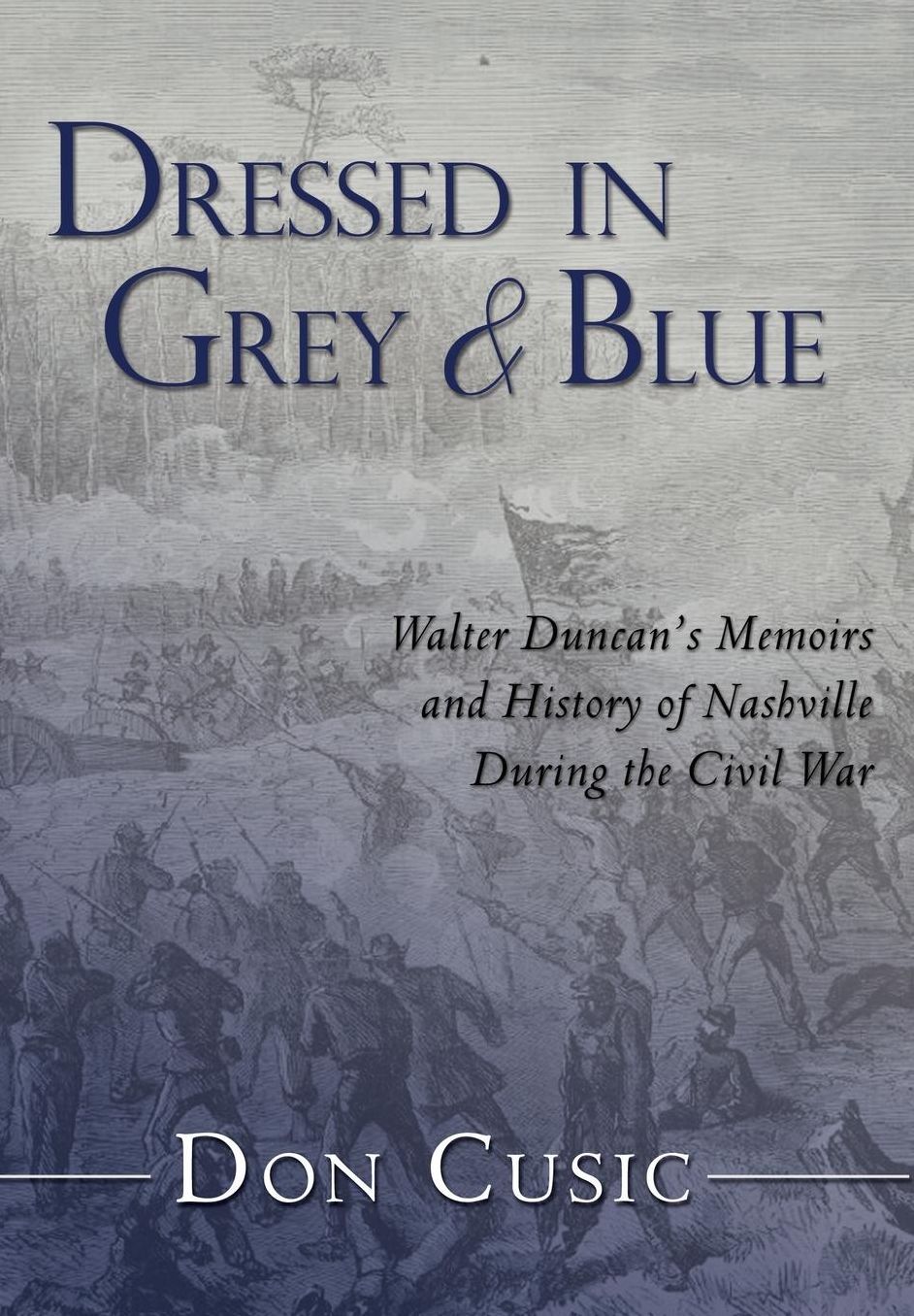 Dressed in Grey and Blue