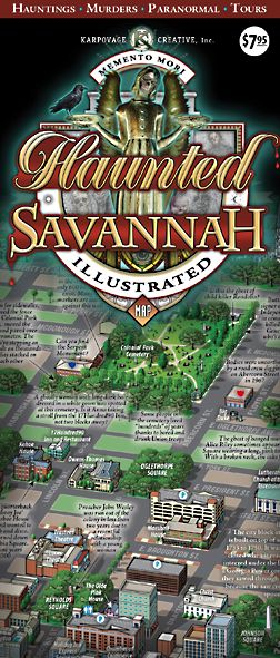 Haunted Savannah Illustrated Map
