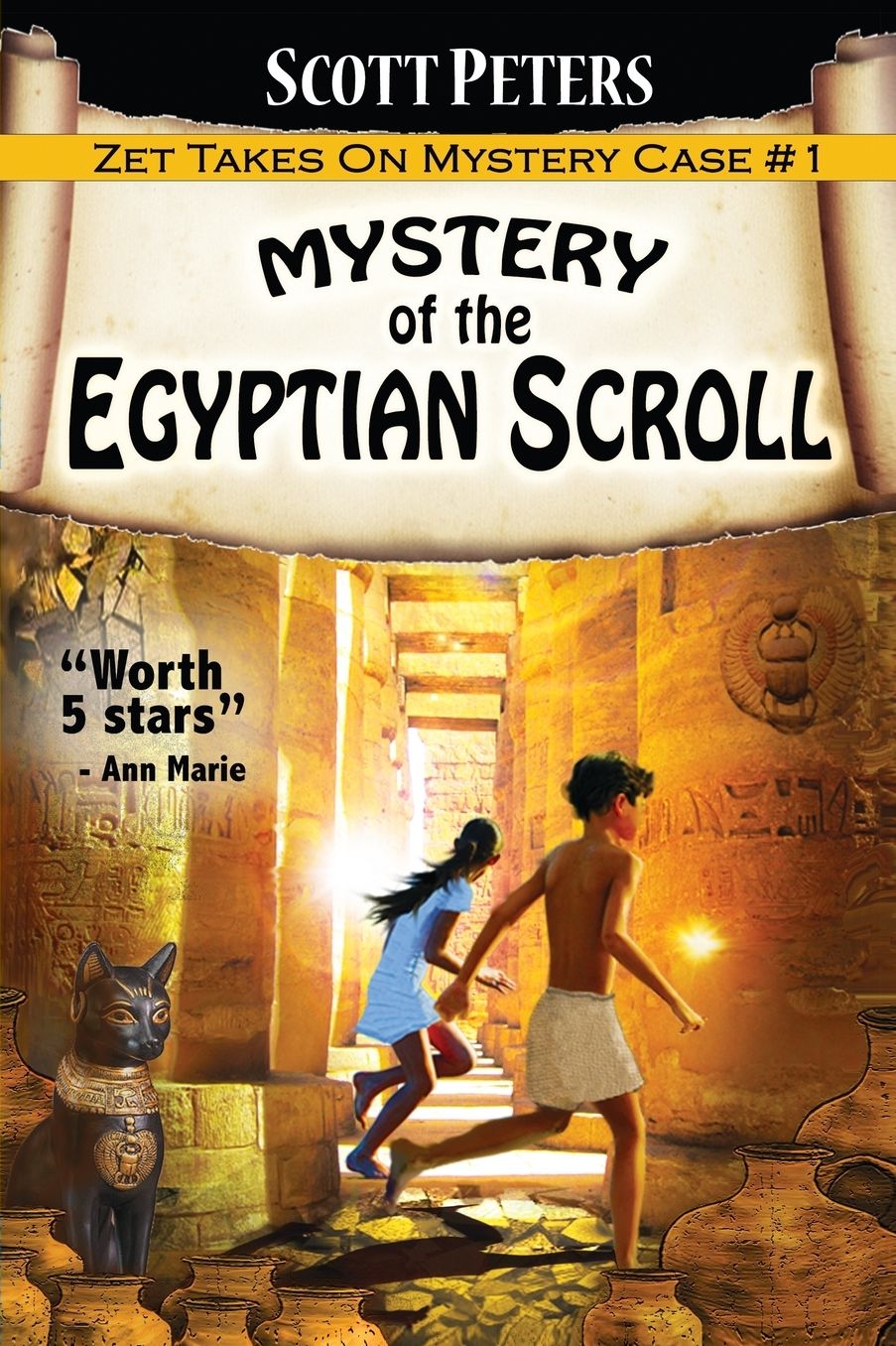Mystery of the Egyptian Scroll: Adventure Books for Kids Age 9-12