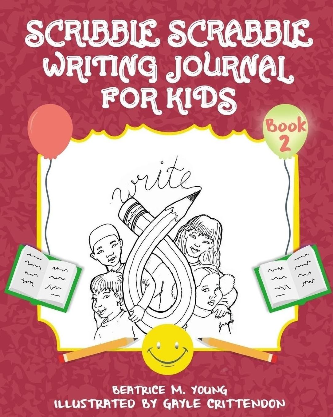 Scribble Scrabble Writing Journal for Kids Book 2