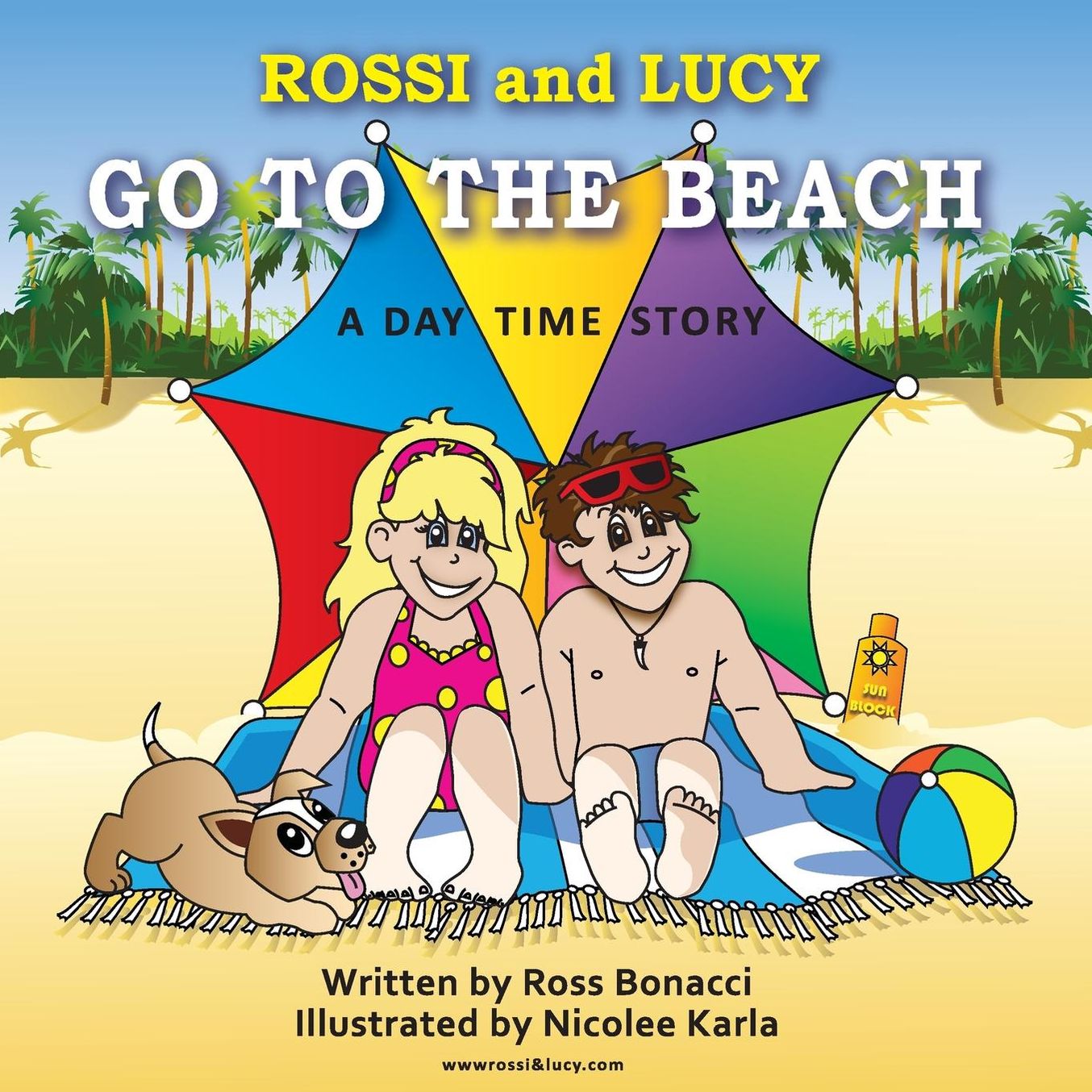 Rossi And Lucy Go To The Beach