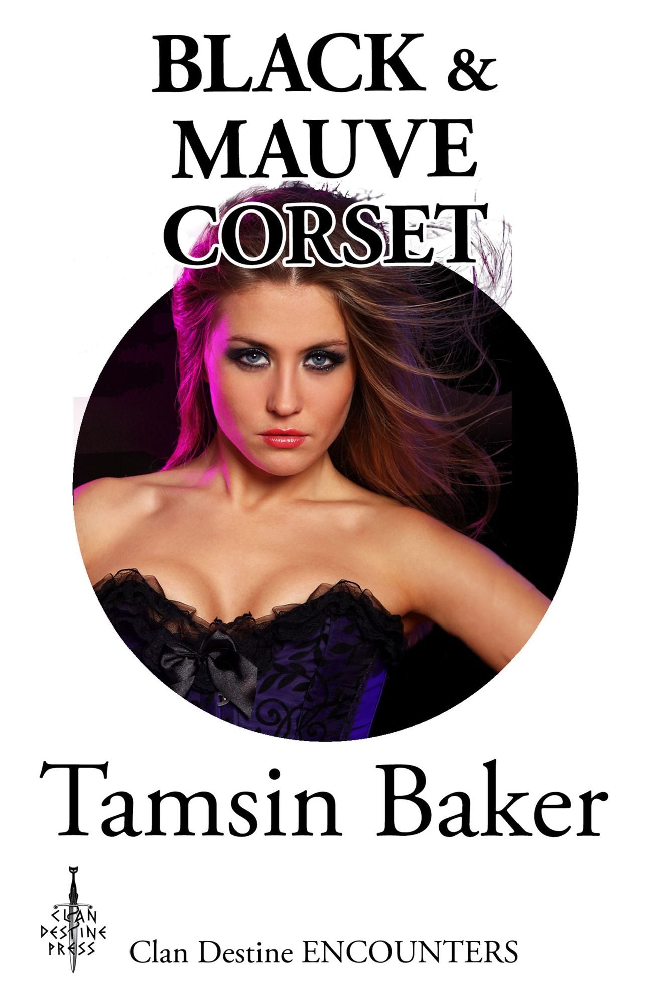 Black & Mauve Corset