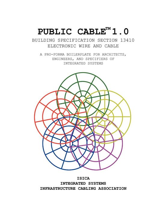 Public Cable 1. 0: Building Specification Section 13410; Electronic Wire and Cable
