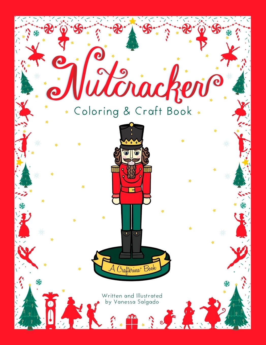 Nutcracker Coloring & Craft Book