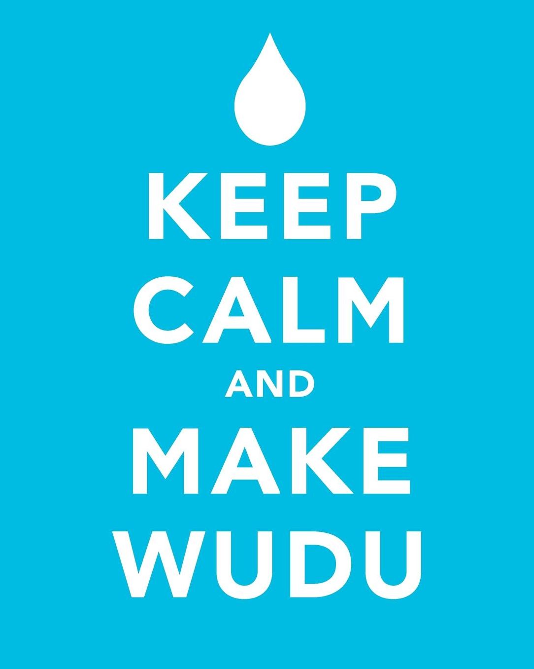 Keep Calm and Make Wudu Notebook: Wide-Ruled, 50 Sheets/100 Pages, 8 x 10 inches