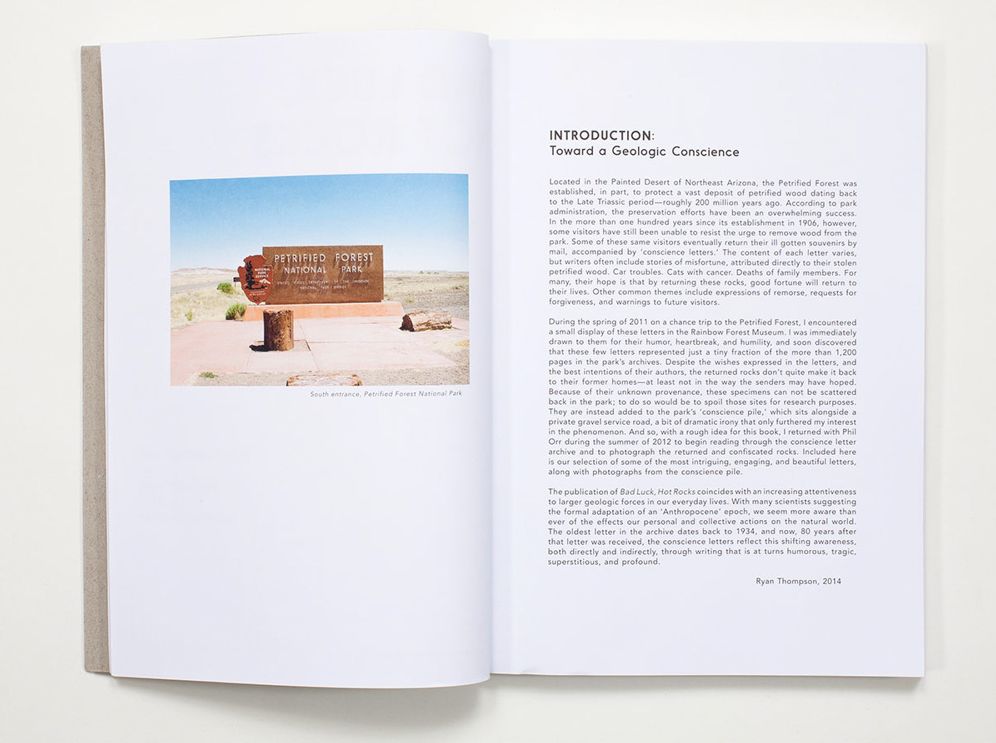Bad Luck, Hot Rocks: Conscience Letters and Photographs from the Petrified Forest