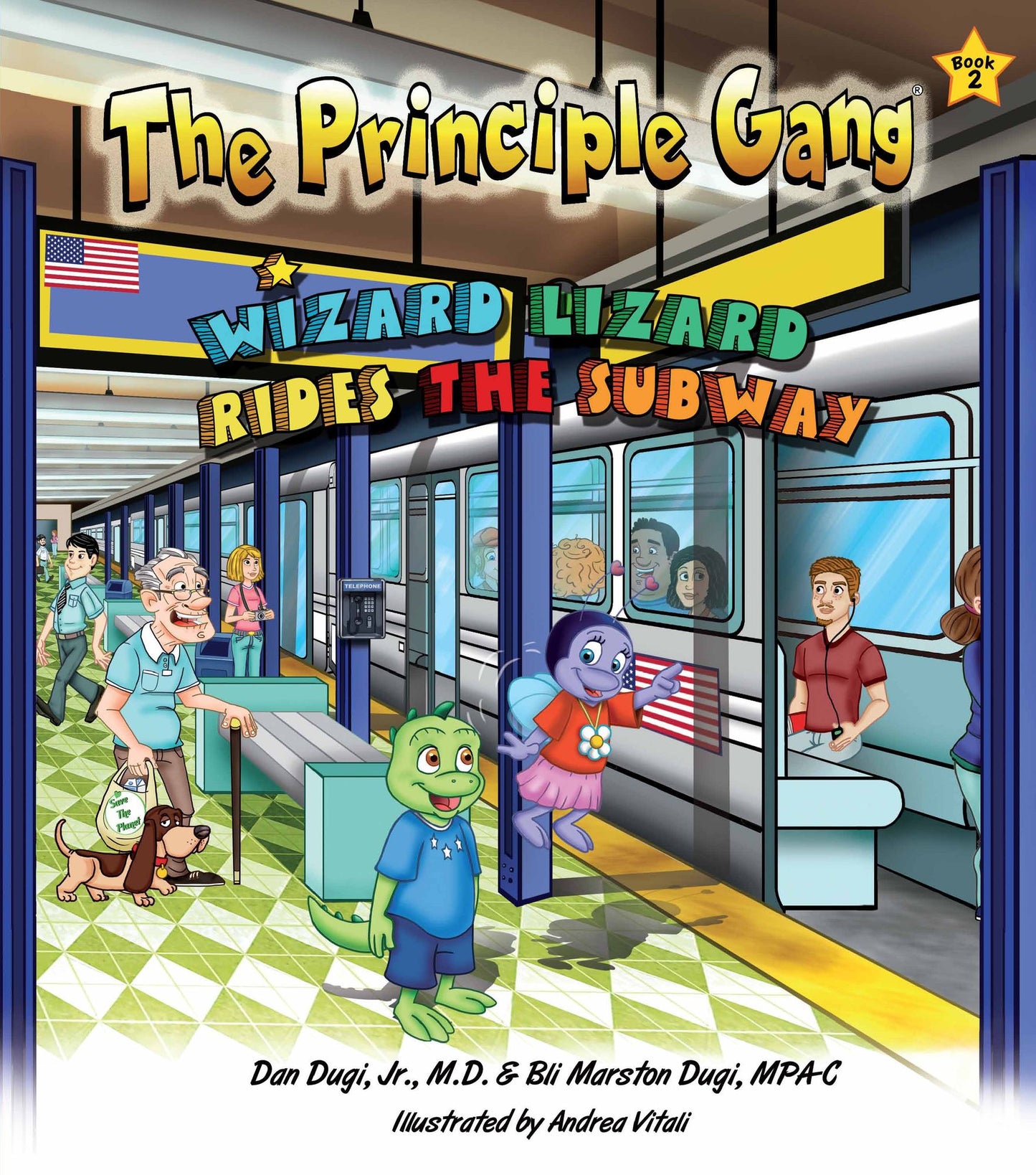 Wizard Lizard Rides the Subway