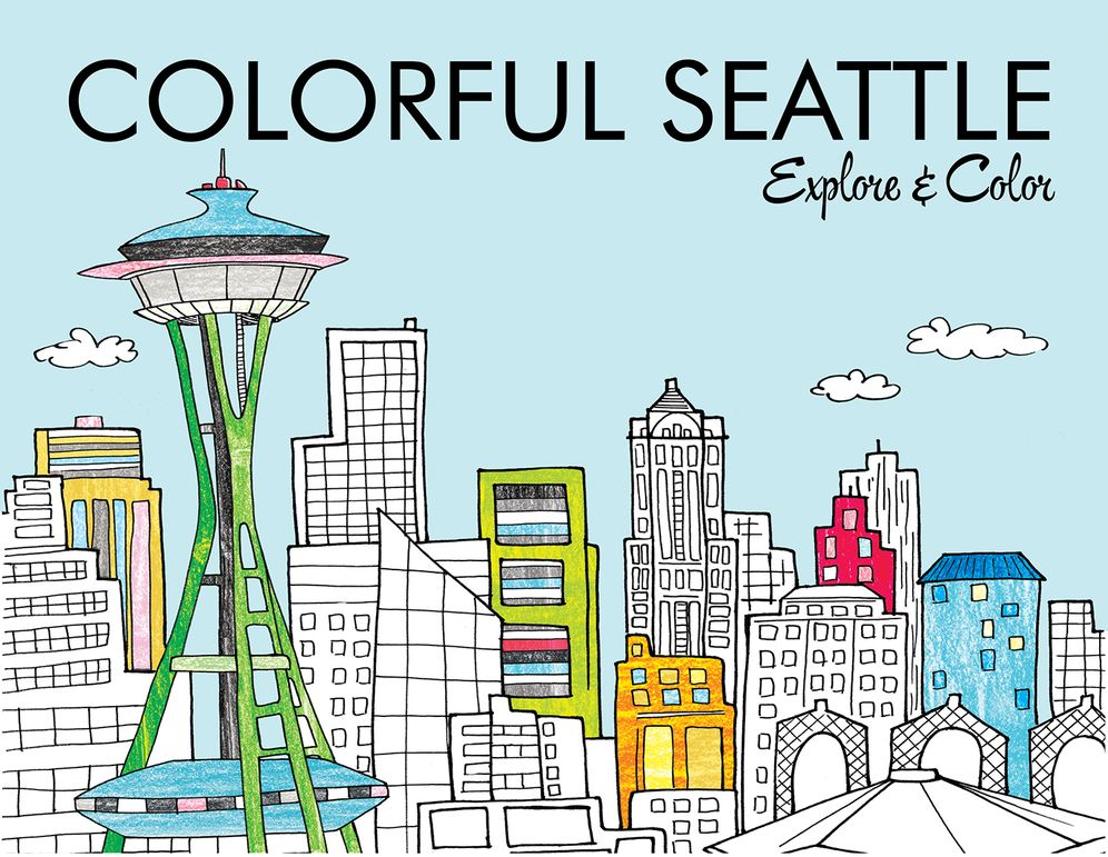 Colorful Seattle: Explore & Color