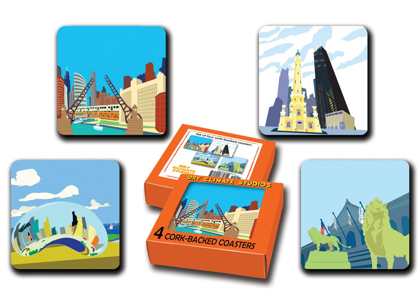 Chicago Coaster Set