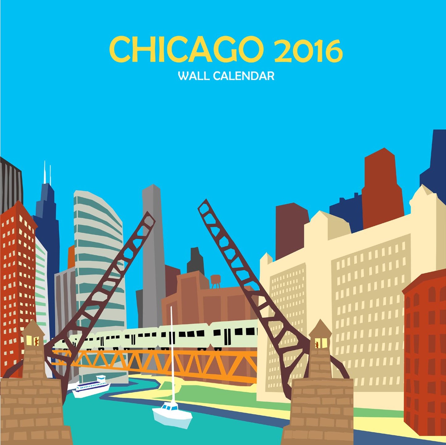 2016 Chicago Wall Calendar