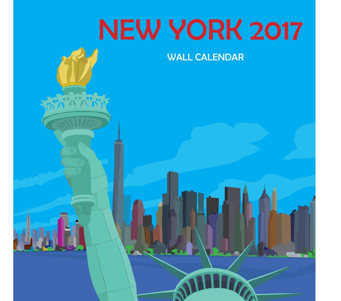 2017 New York Wall Calendar