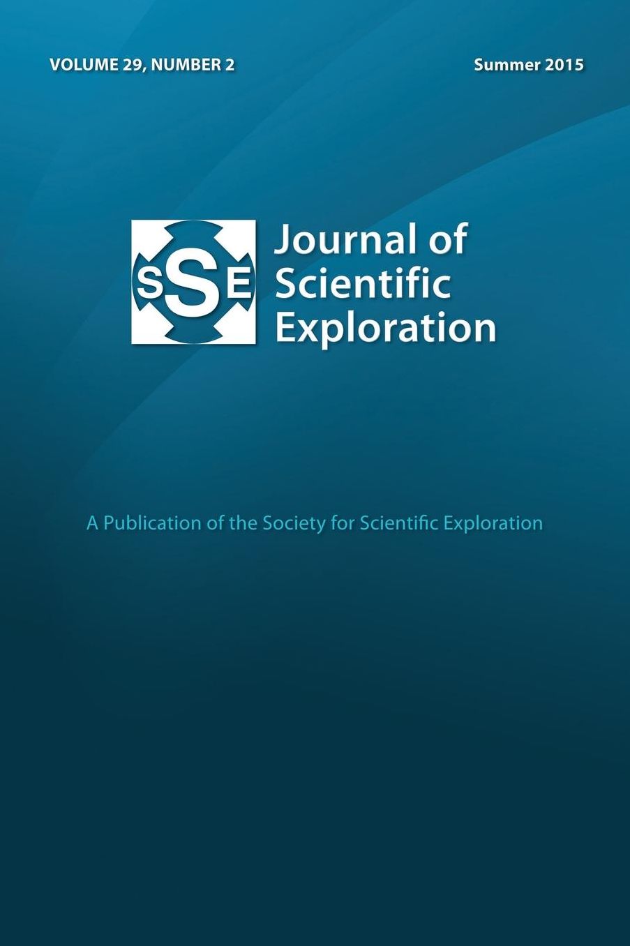JSE 29: 2 Journal of Scientific Exploration