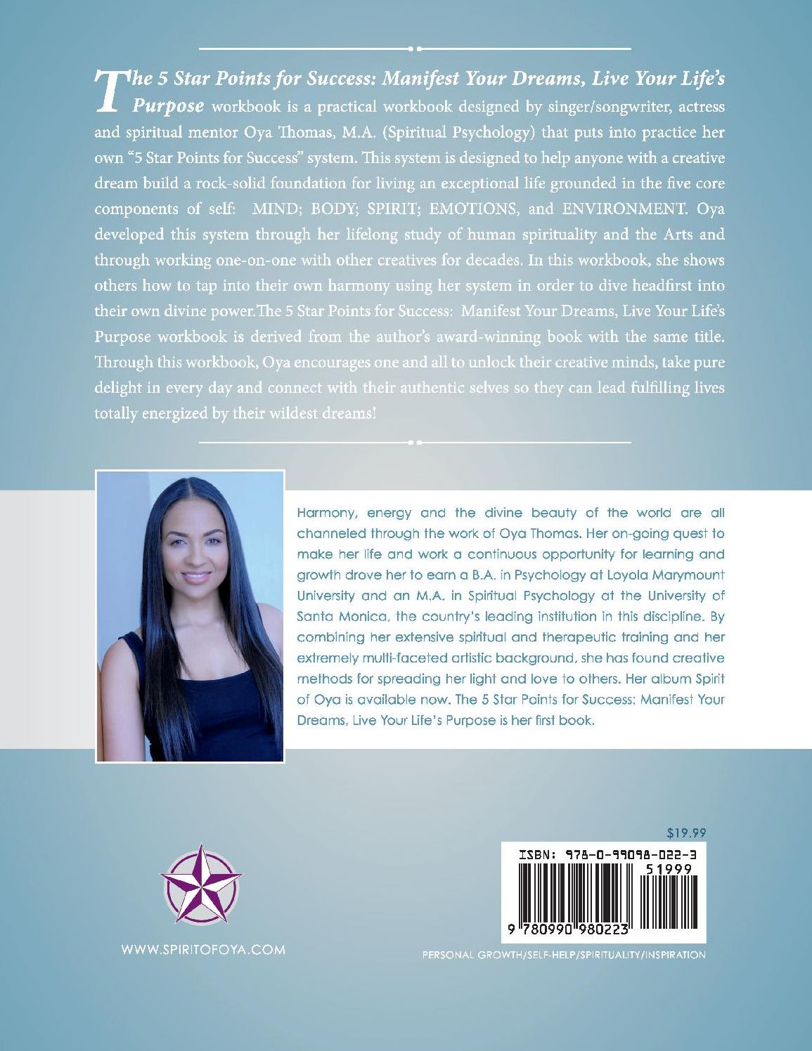 The 5 Star Points for Sucess - Workbook: Manifest Your Dreams, Live Your Life's Purpose