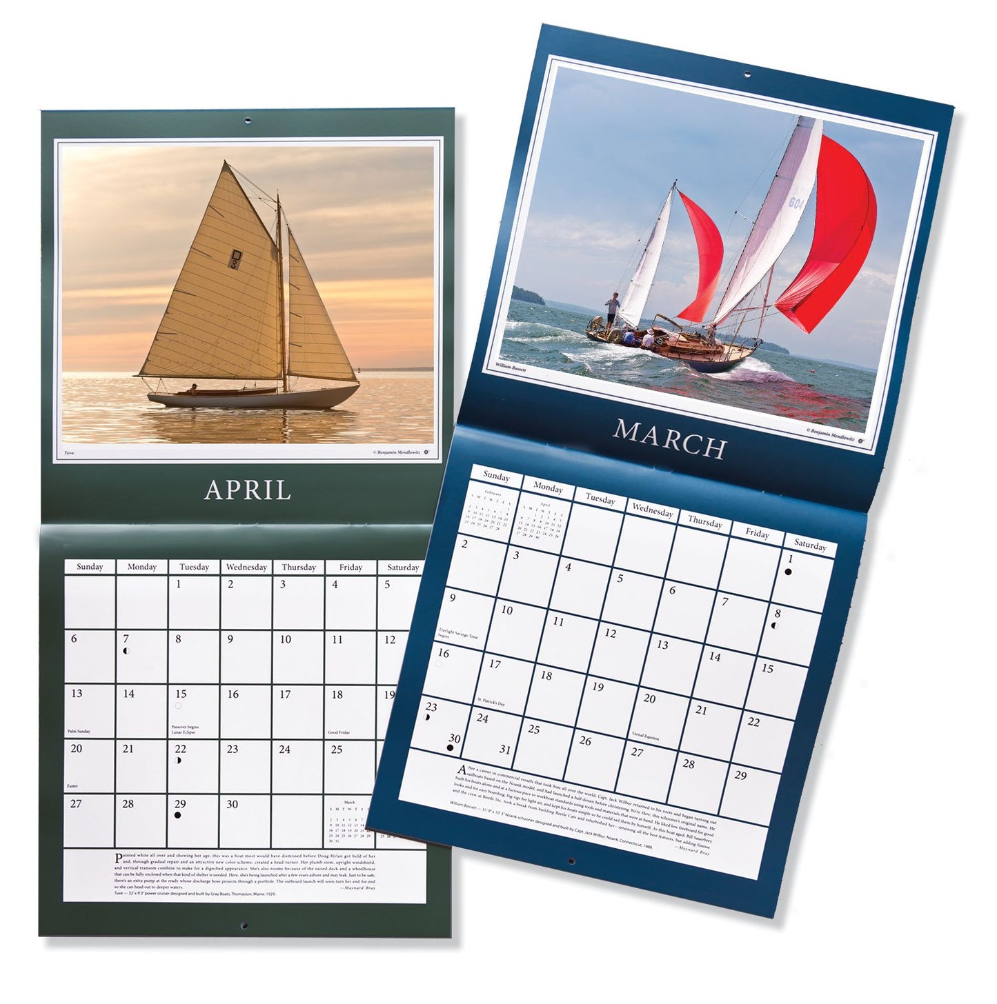 2018 Calendar of Wooden Boats