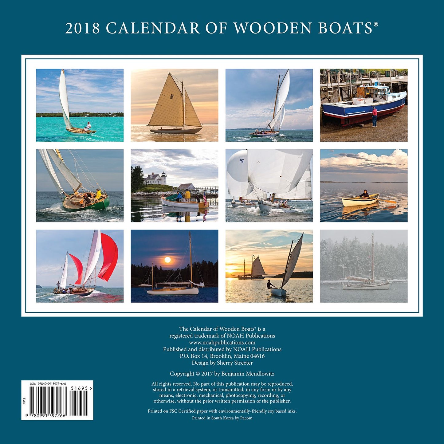 2018 Calendar of Wooden Boats