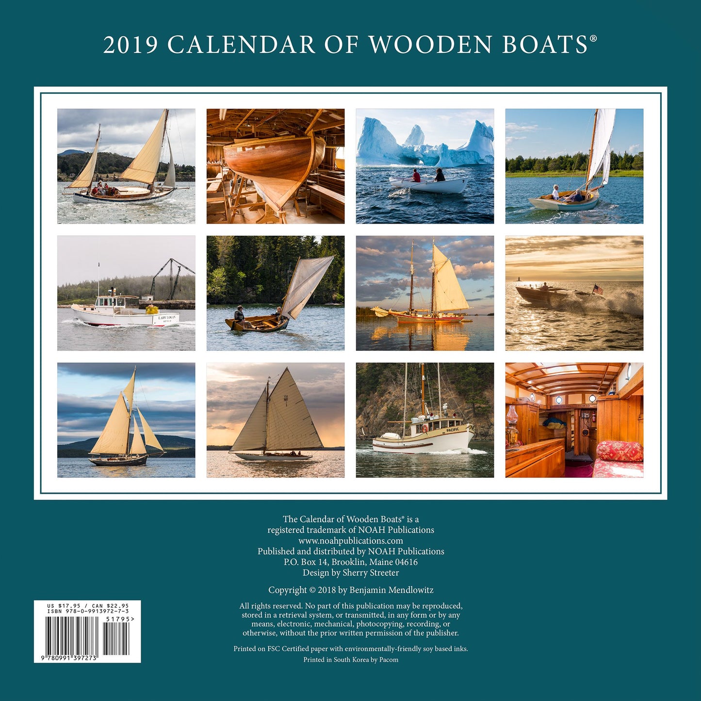 2019 Calendar of Wooden Boats