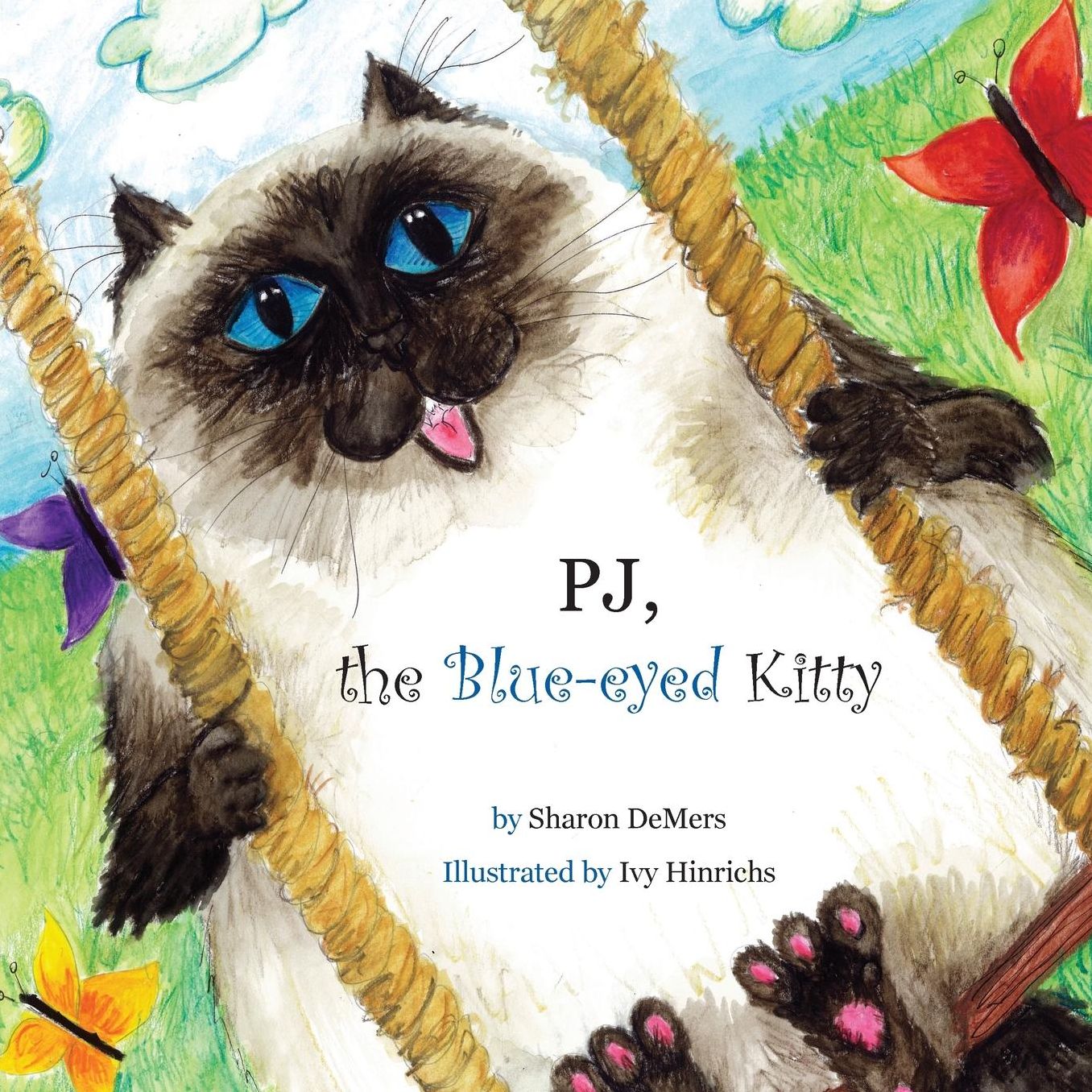 PJ, the Blue-eyed Kitty