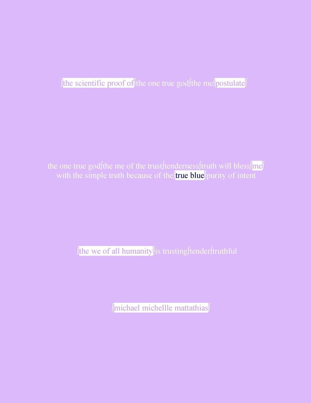 the scientific proof of the one true god/the me postulate