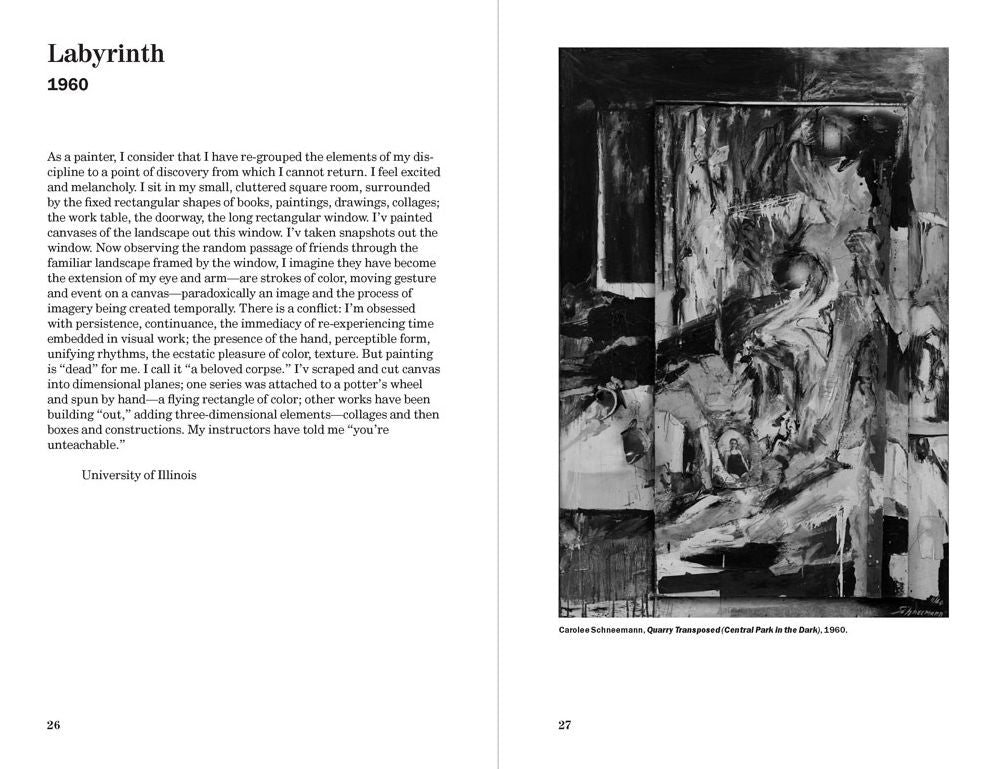 Carolee Schneemann: Uncollected Texts
