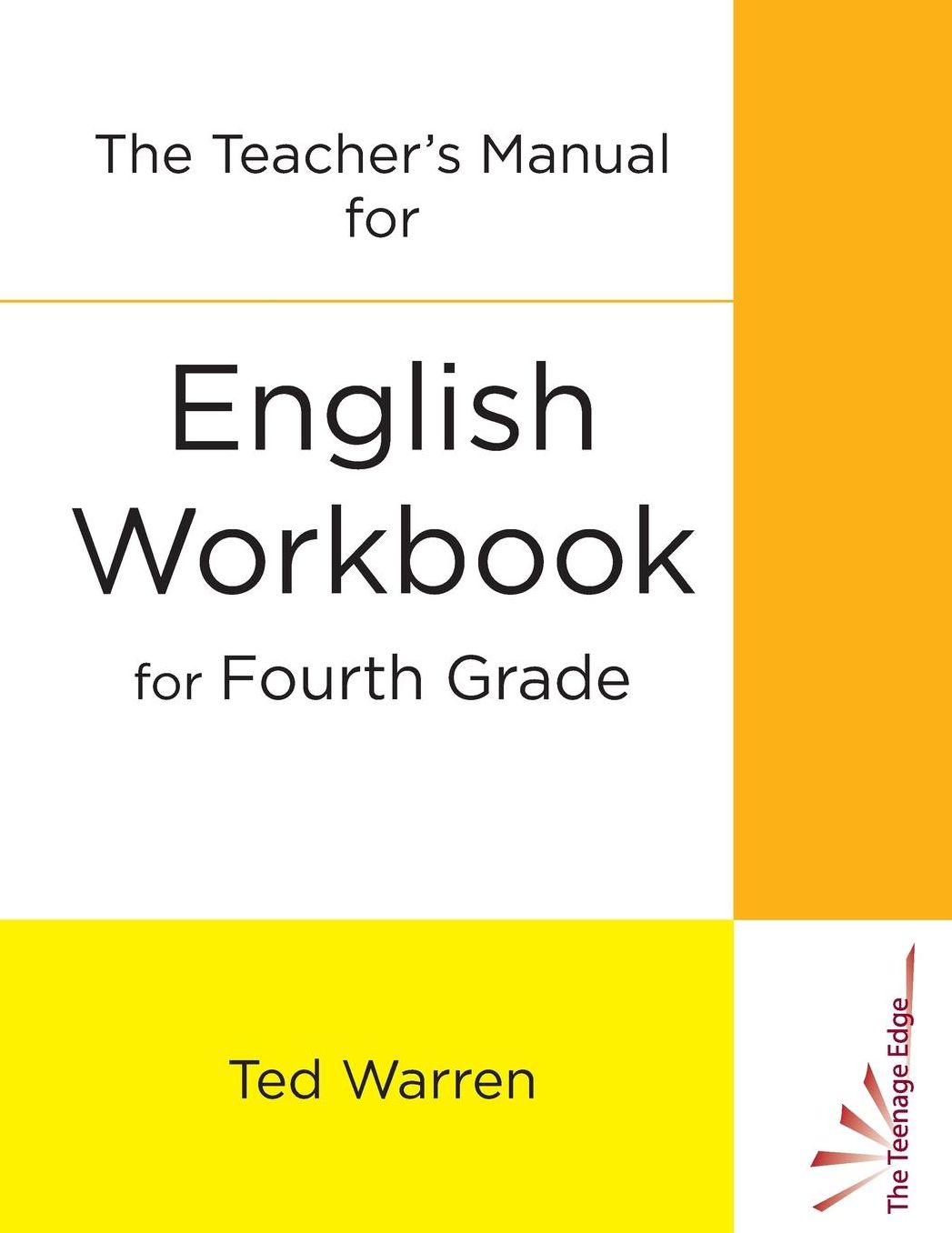 A Teachers Manual for English Workbook for Fourth Grade