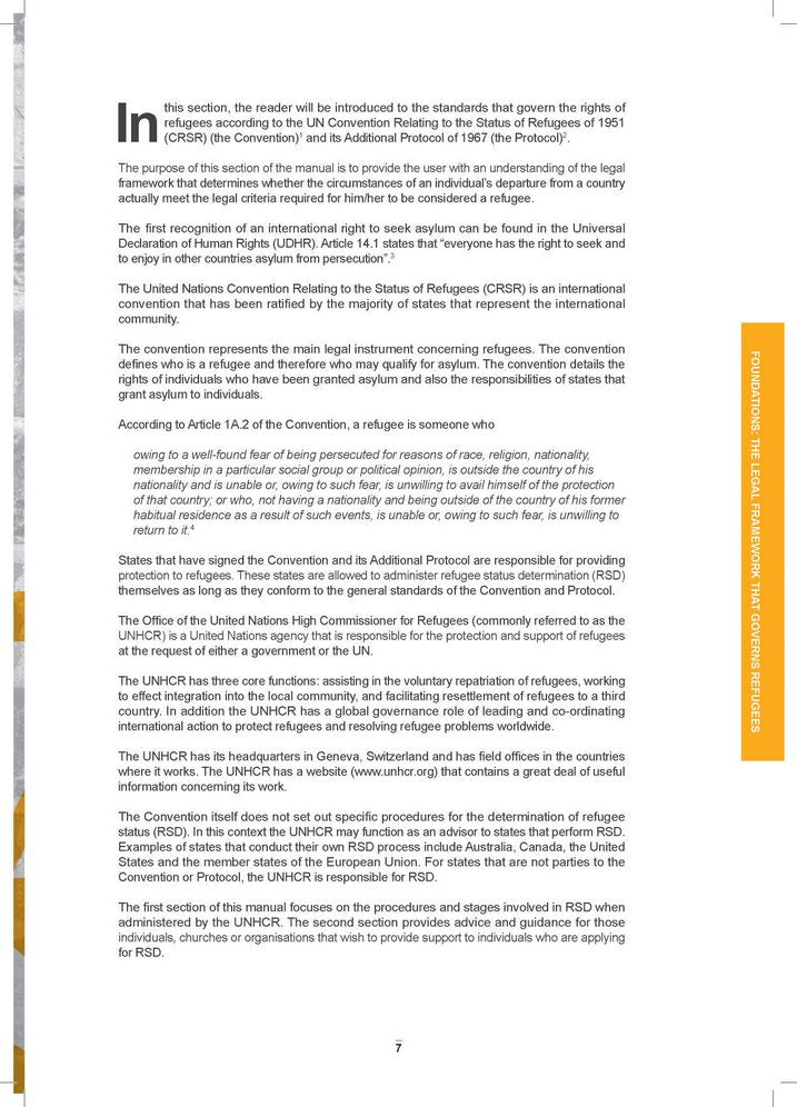 The Essential Guide for Helping Refugees: Includes Status Determination, Training and Advocacy
