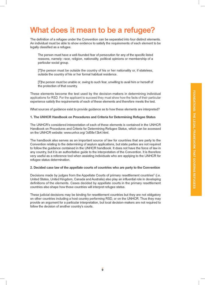 The Essential Guide for Helping Refugees: Includes Status Determination, Training and Advocacy