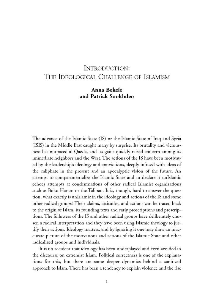 Meeting the Ideological Challenge of Islamism: How to combat modern radical Islam