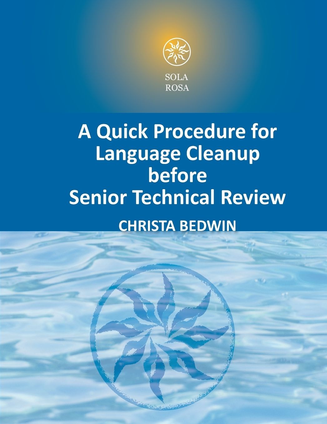 A Quick Procedure For Language Cleanup before Senior Technical Review