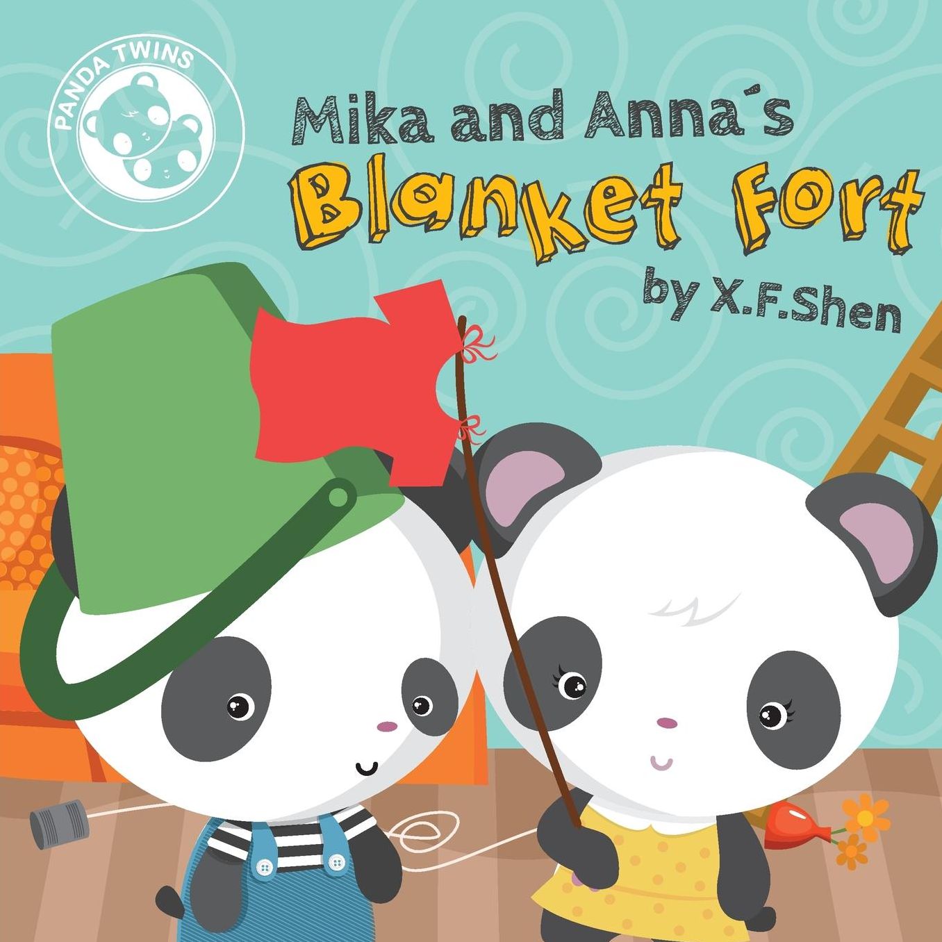 Mika and Anna's Blanket Fort (Panda Twins)