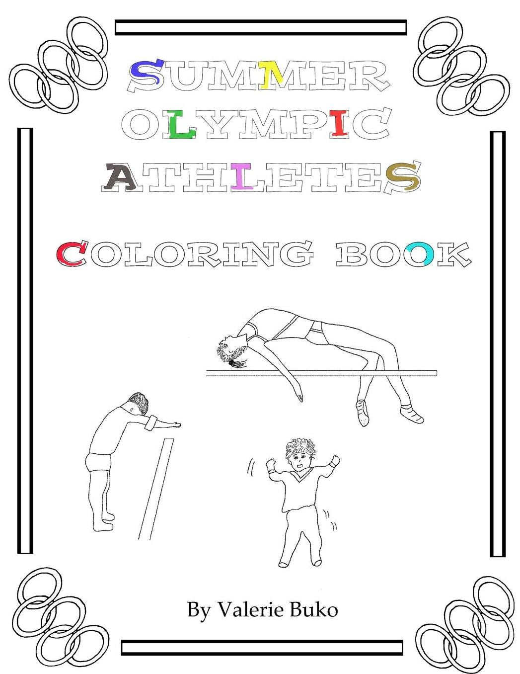 Summer Olympic Athletes Coloring Book