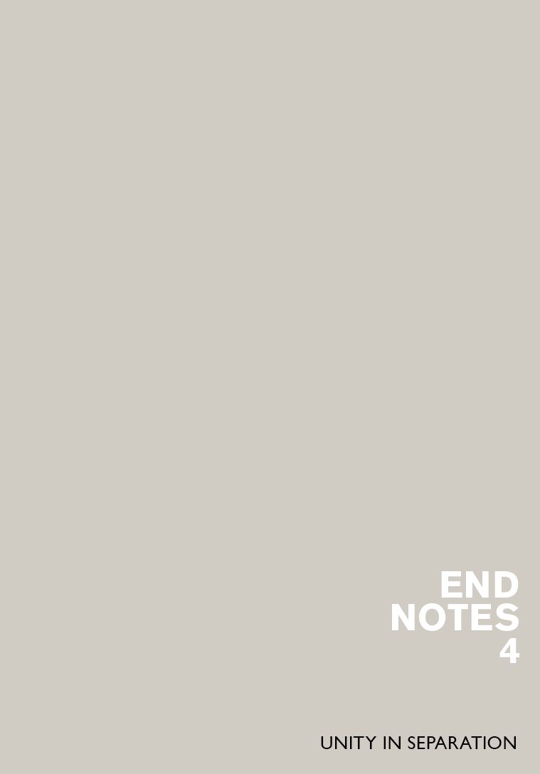 Endnotes 4: Unity In Separation