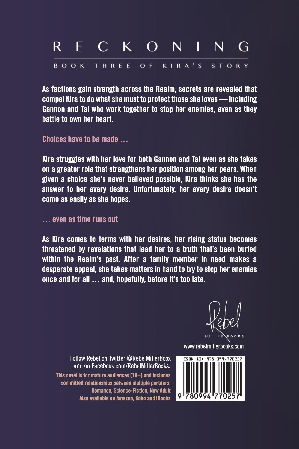 Reckoning: Book Three of Kira's Story
