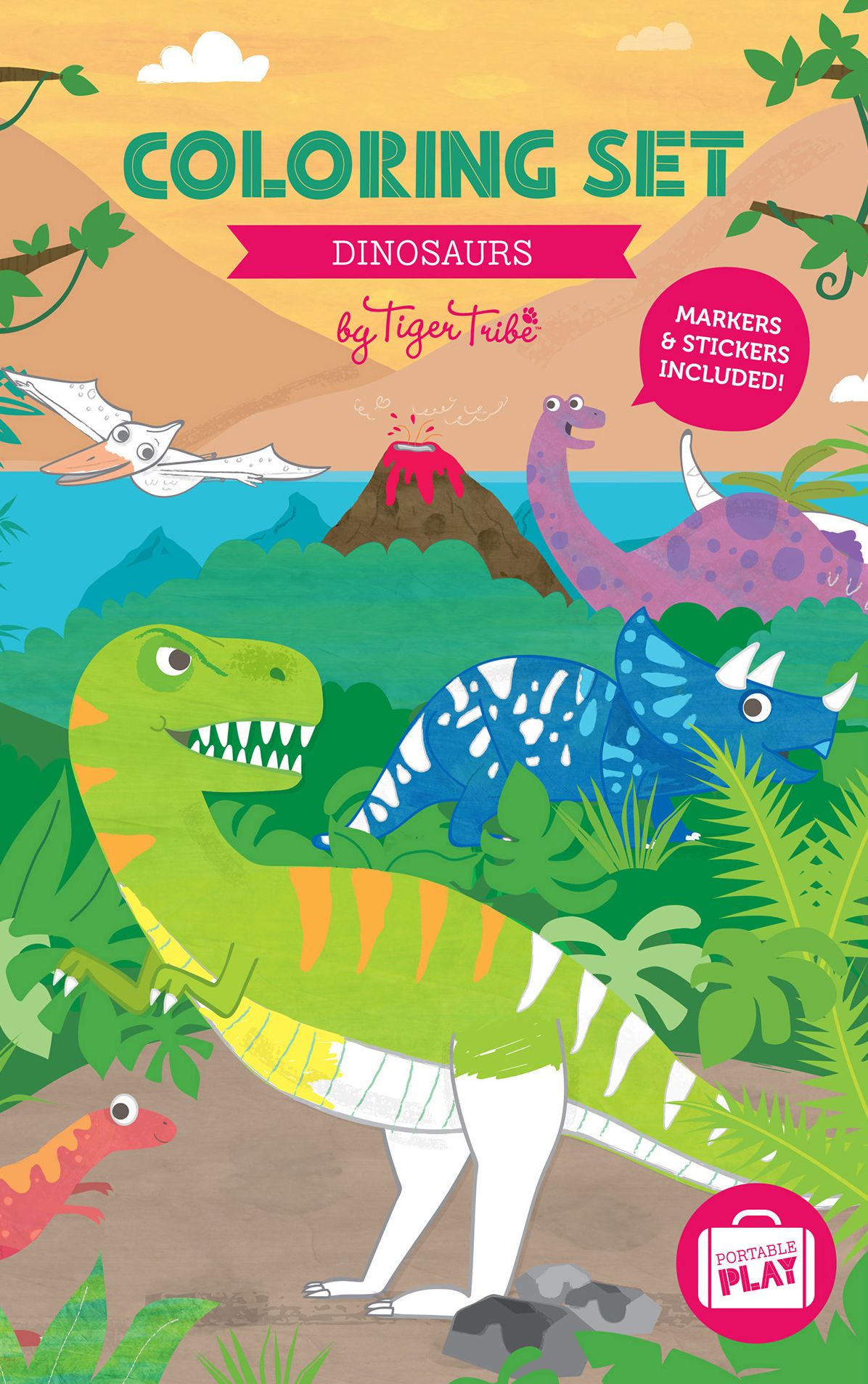 Dinosaurs Coloring Set