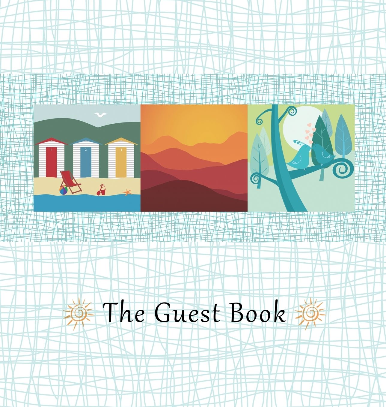 HARDCOVER GUEST BOOK, Comments Book, Visitors Book, Guest comment book, Vacation Home Guest Book, Beach House Guest Book, House Guest Book,: For Guest Houses, AirBnBs, Beach Homes, holiday homes, cabins