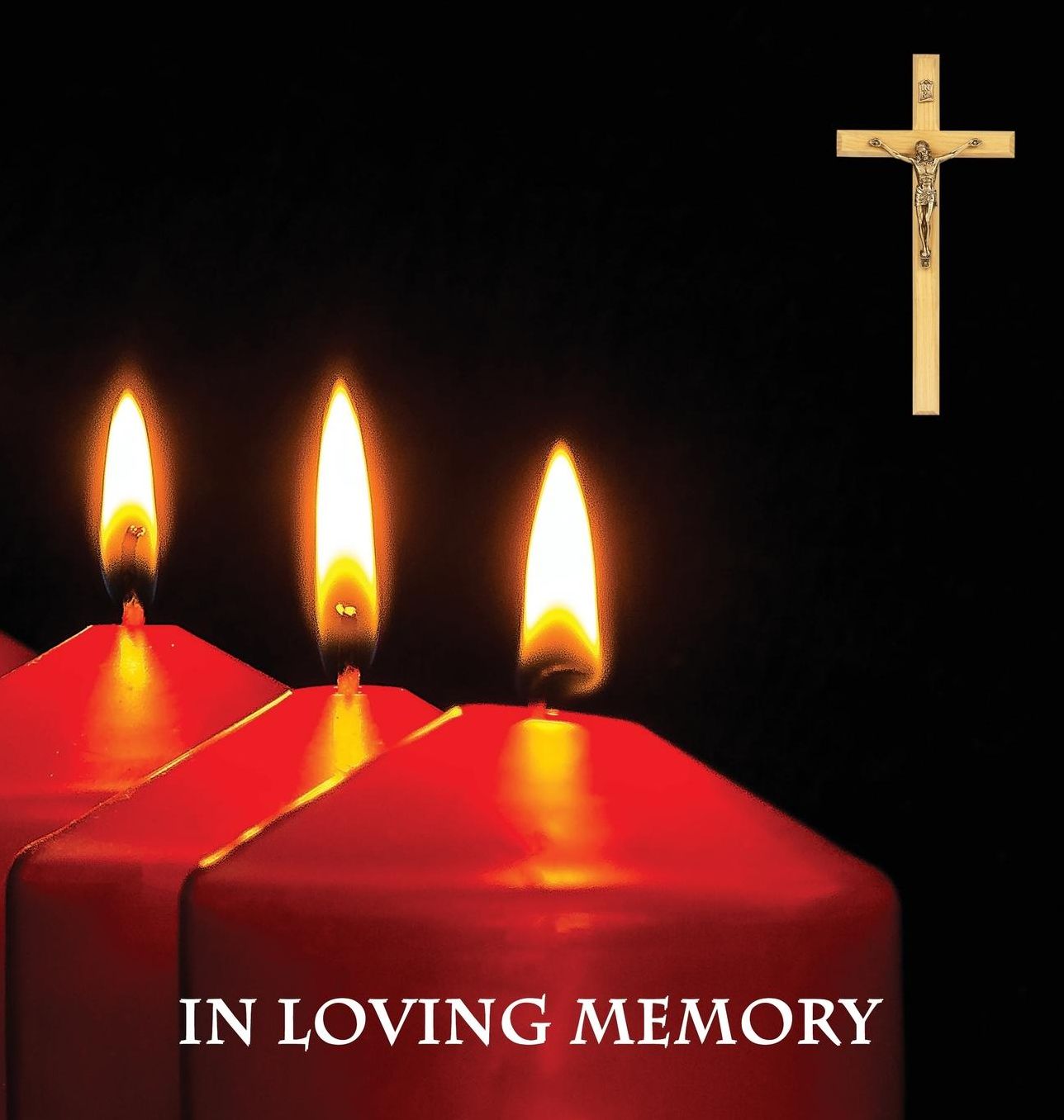 "In Loving Memory" Funeral Guest Book, Memorial Guest Book, Condolence Book, Remembrance Book for Funerals or Wake, Memorial Service Guest Book: A Celebration of Life and a Lasting Memory for the Family. Religious Theme. Hardcover with a Gloss Finish