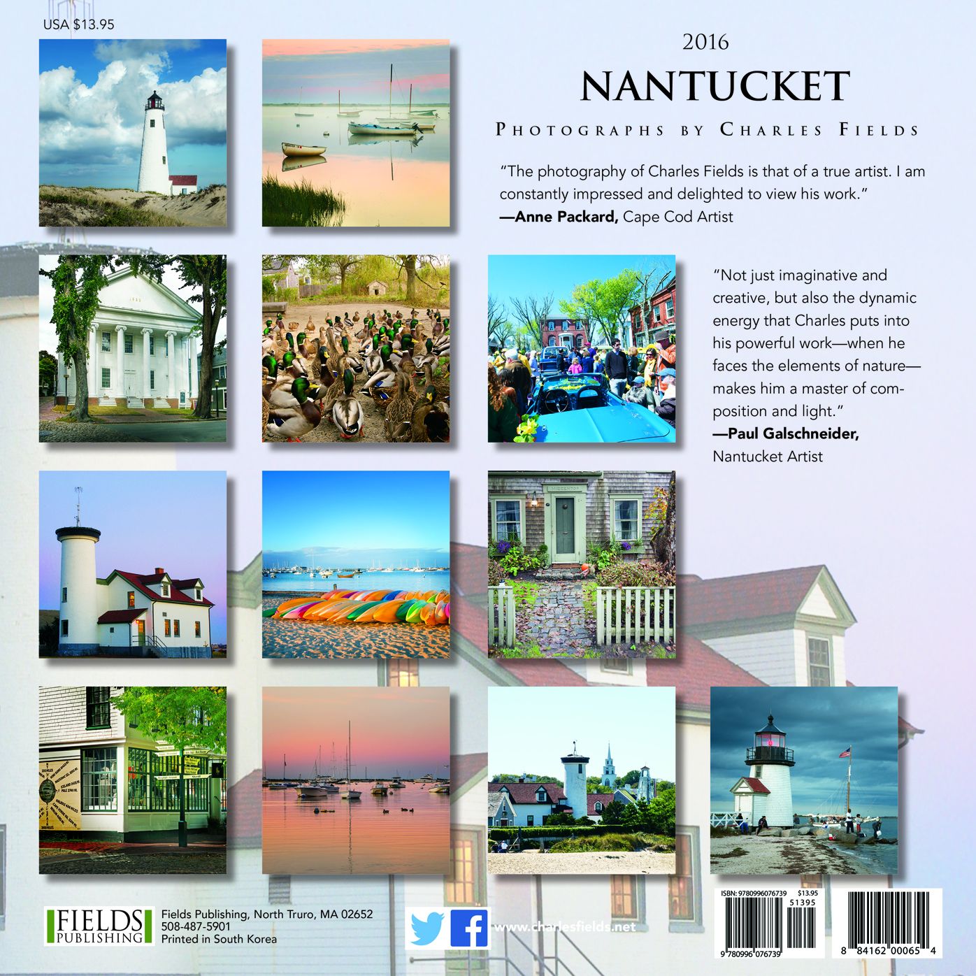 2016 Nantucket Calendar