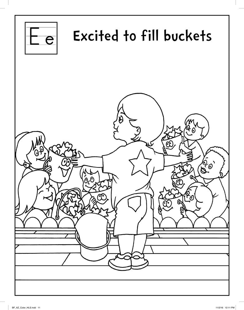 My Very Own Bucket Filling from A to Z Coloring Book