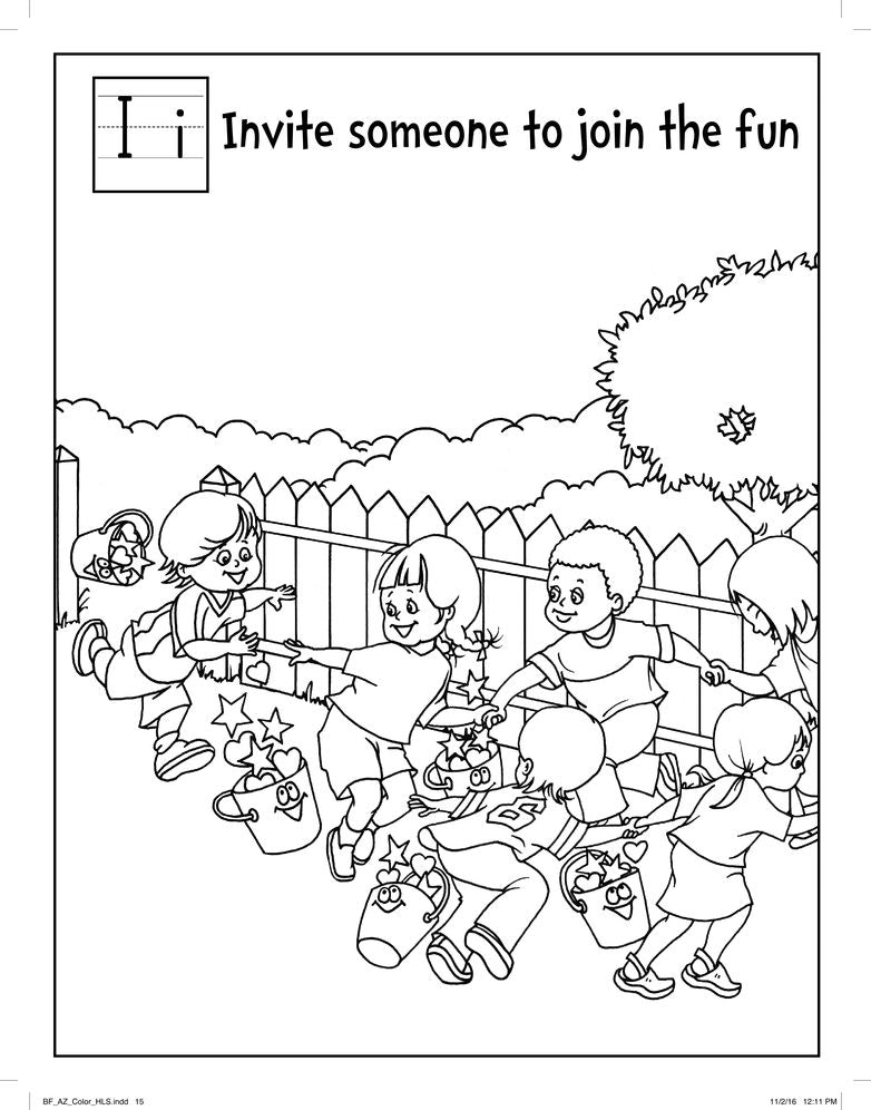 My Very Own Bucket Filling from A to Z Coloring Book