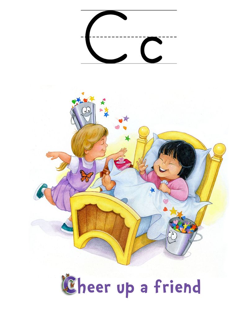 Bucket Filling from A to Z Poster Set